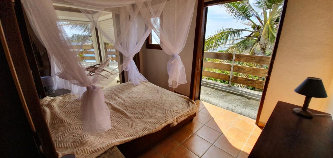 Wild Paradise: Villa vue mer piscine à débordement Le Moule Exterior foto